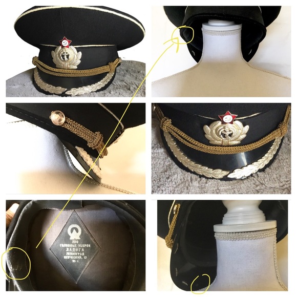 Russian Officer's Wool hat ASK 4 FREE SHIPPING! - Picture 2 of 4